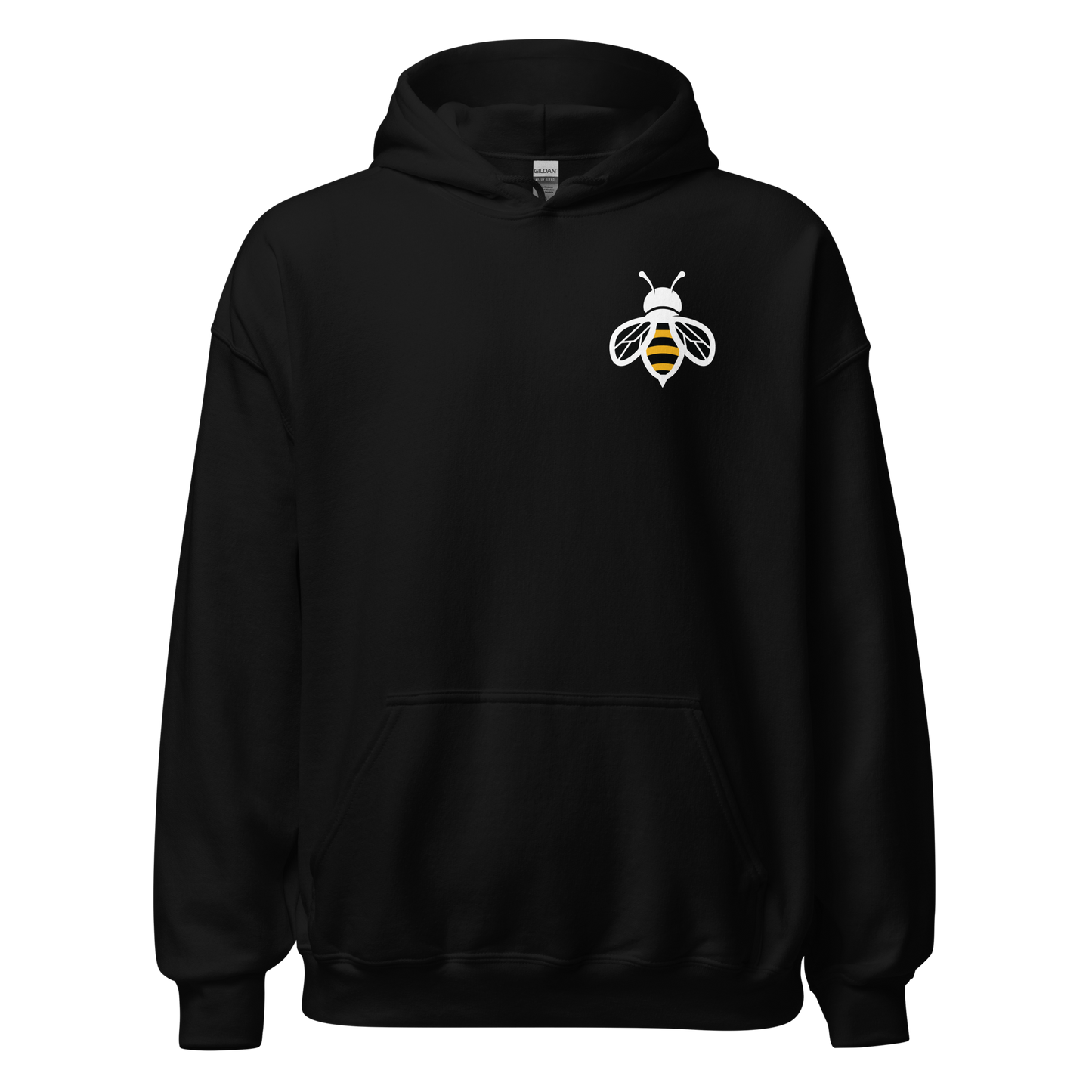 Unisex Hoodie- Bee in Front, I Love Honey in Back
