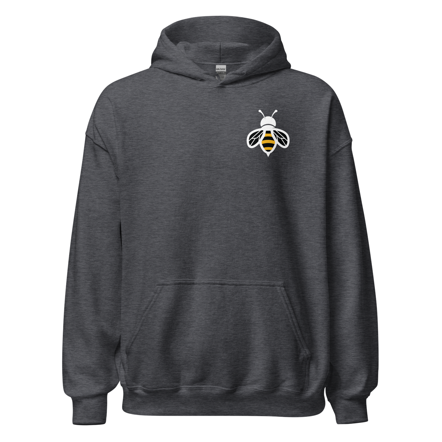Unisex Hoodie- Bee in Front, I Love Honey in Back