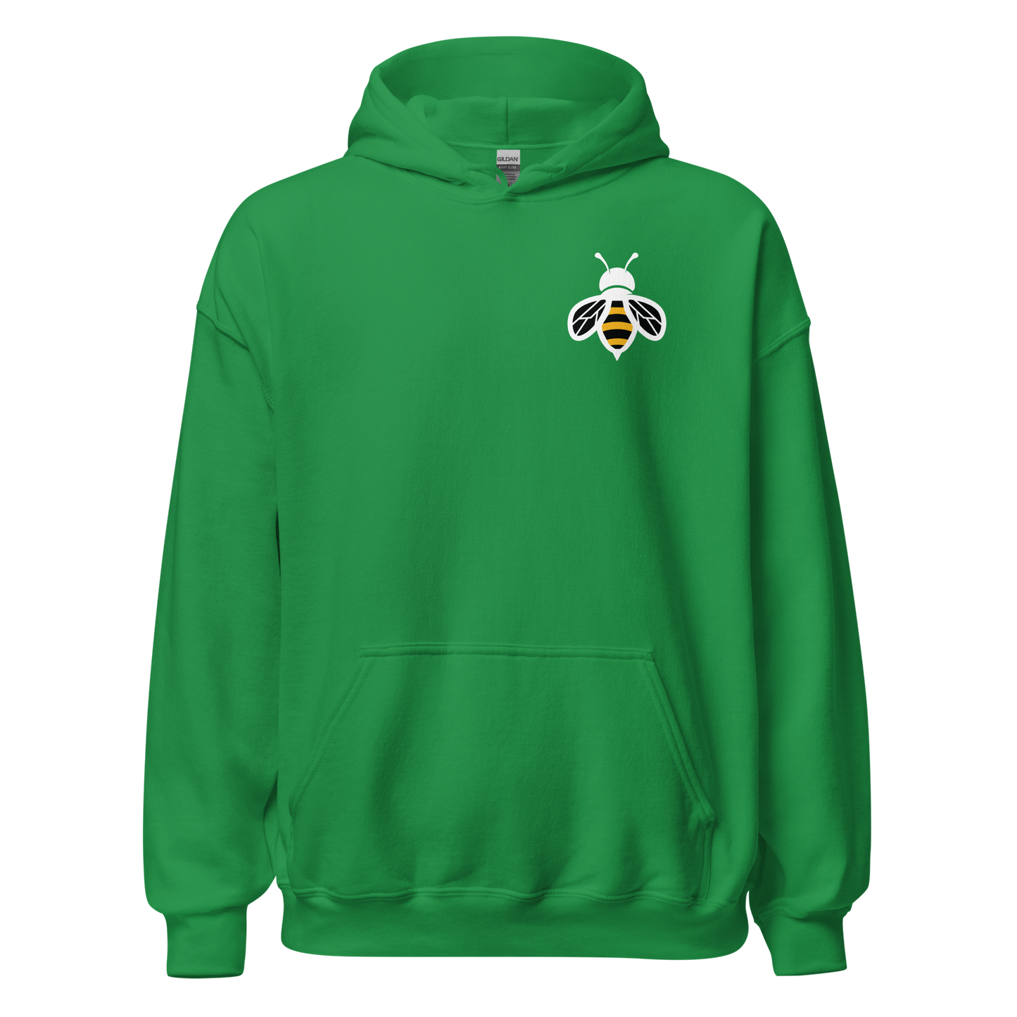 Unisex Hoodie- Bee in Front, I Love Honey in Back