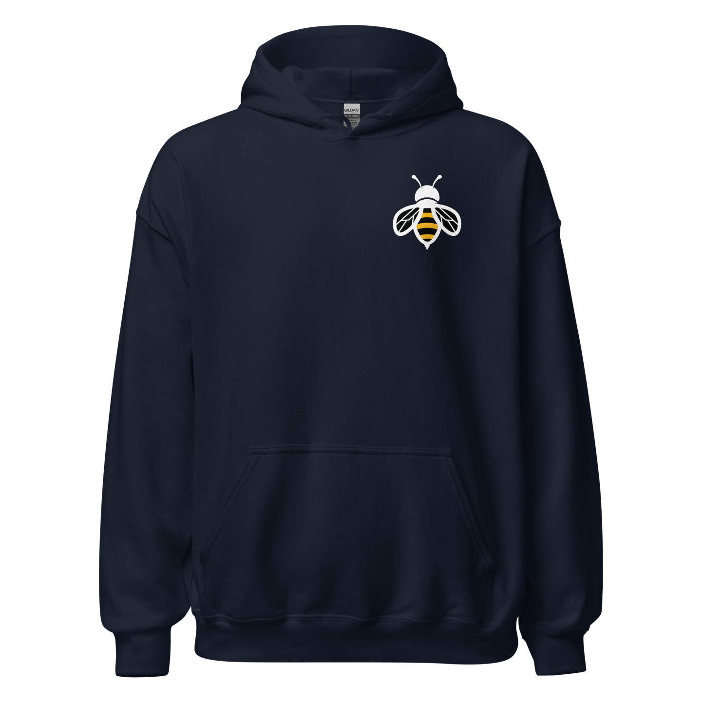 Unisex Hoodie- Bee in Front, I Love Honey in Back