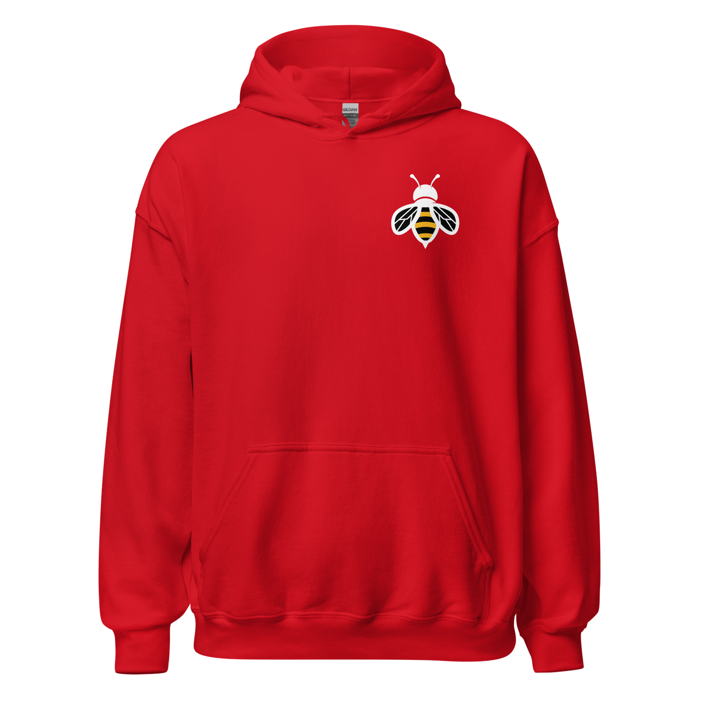 Unisex Hoodie- Bee in Front, I Love Honey in Back