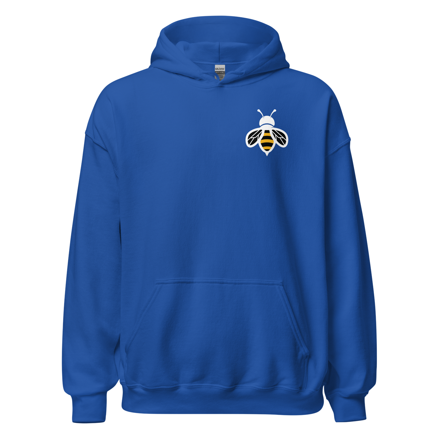 Unisex Hoodie- Bee in Front, I Love Honey in Back