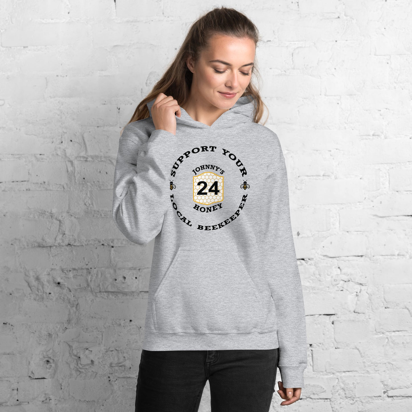 Unisex Hoodie- Support Your Local Beekeeper