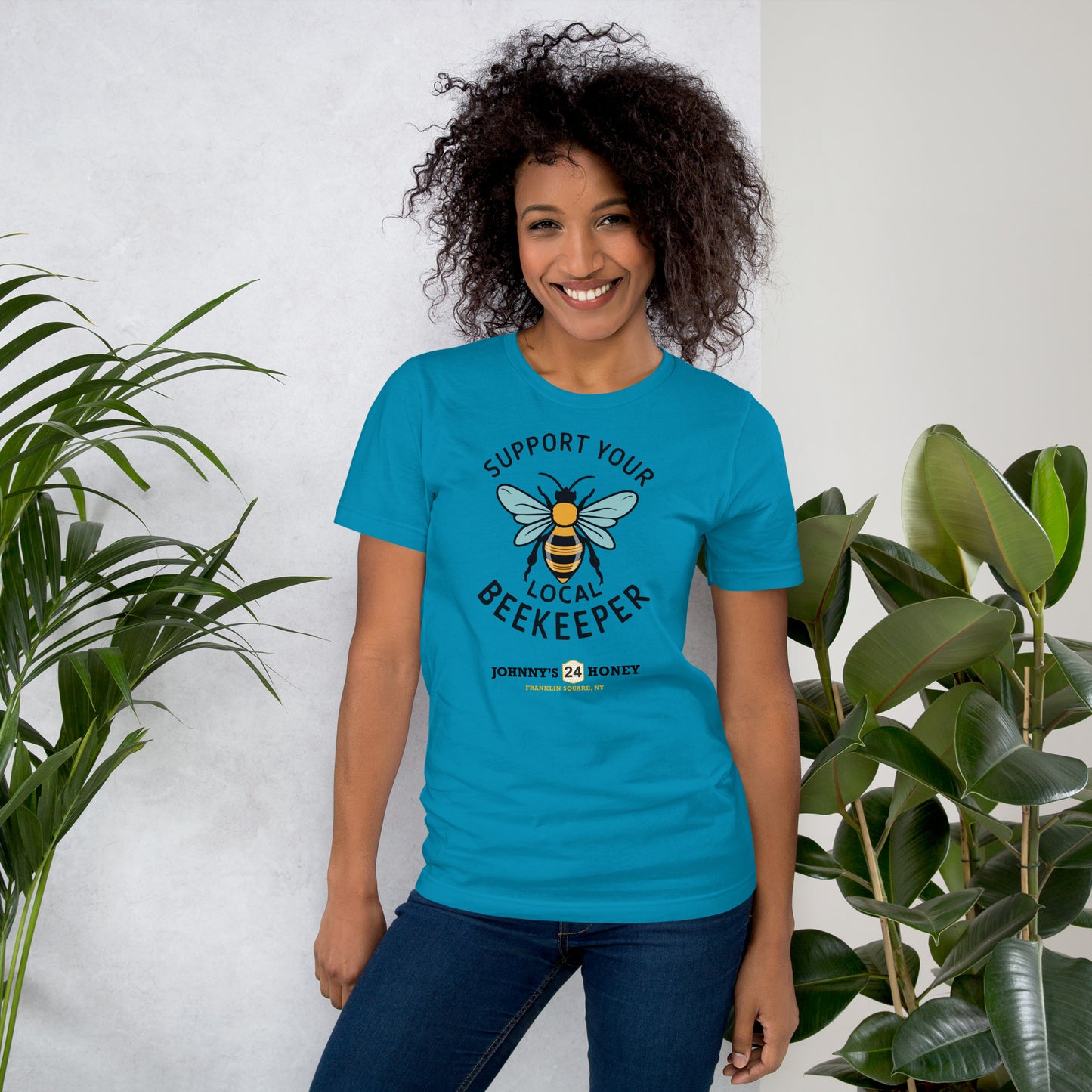 Unisex T-Shirt- Support Your Local Beekeeper