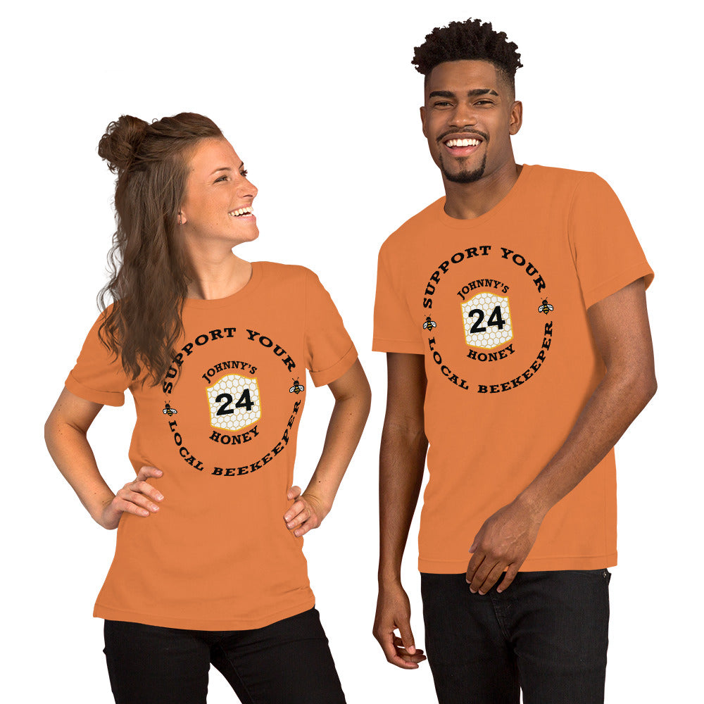 Unisex T-Shirt- Support Your Local Beekeeper