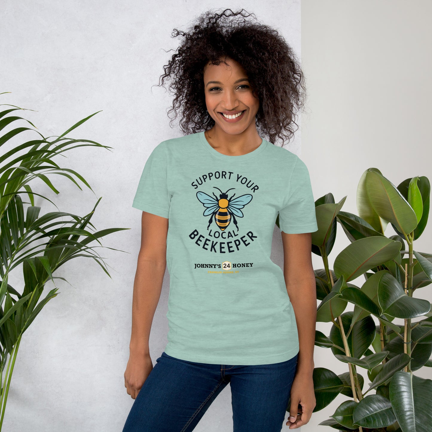 Unisex T-Shirt- Support Your Local Beekeeper