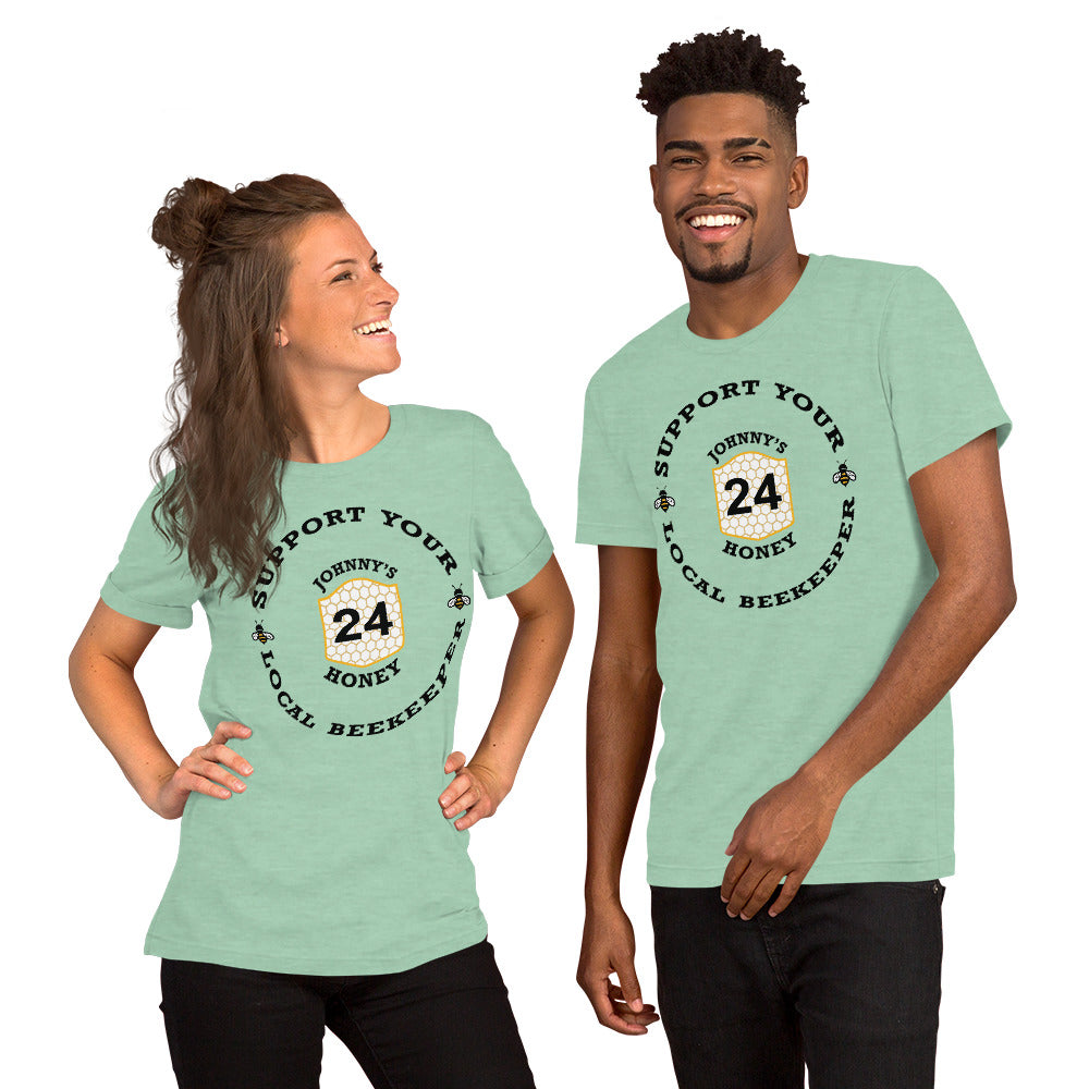 Unisex T-Shirt- Support Your Local Beekeeper