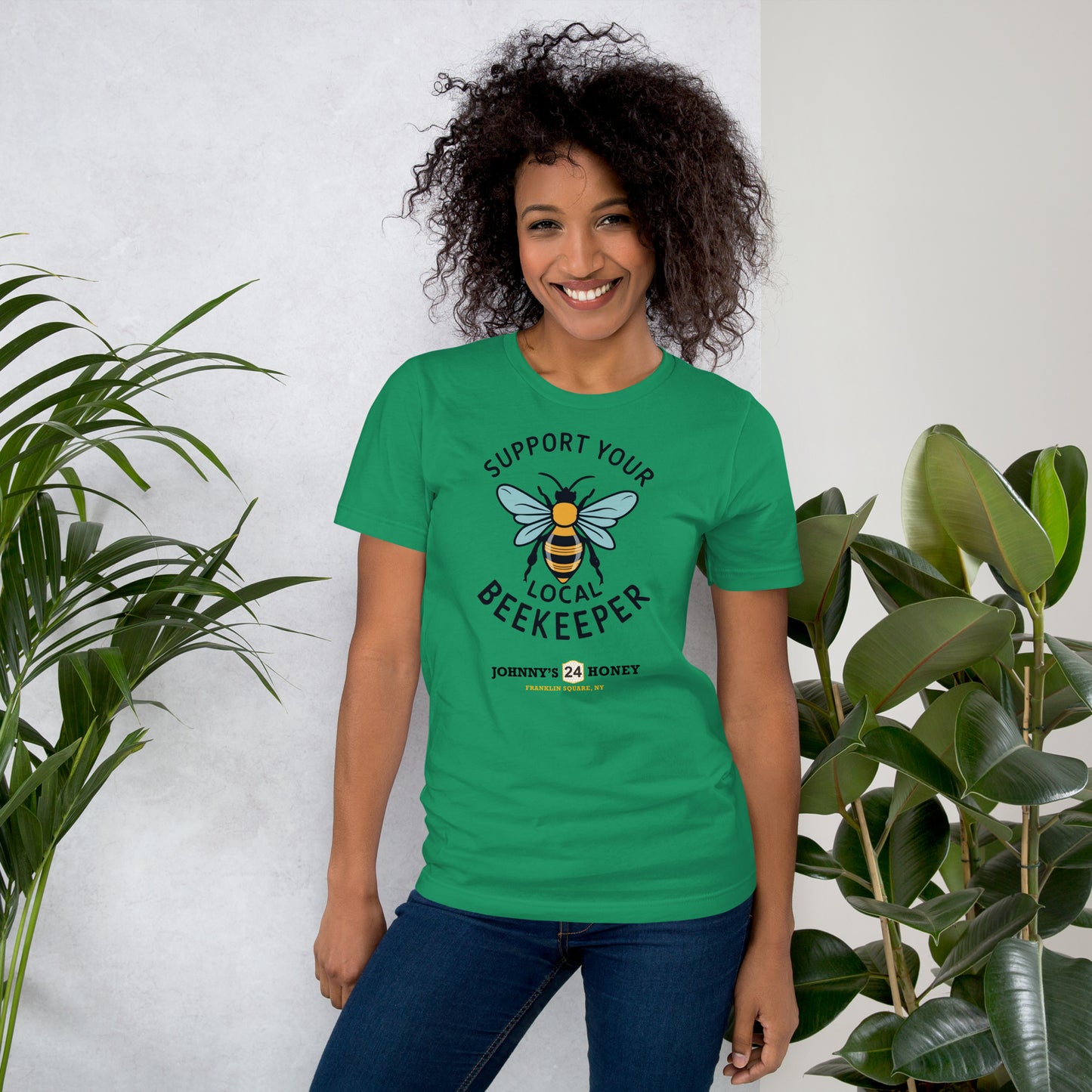 Unisex T-Shirt- Support Your Local Beekeeper