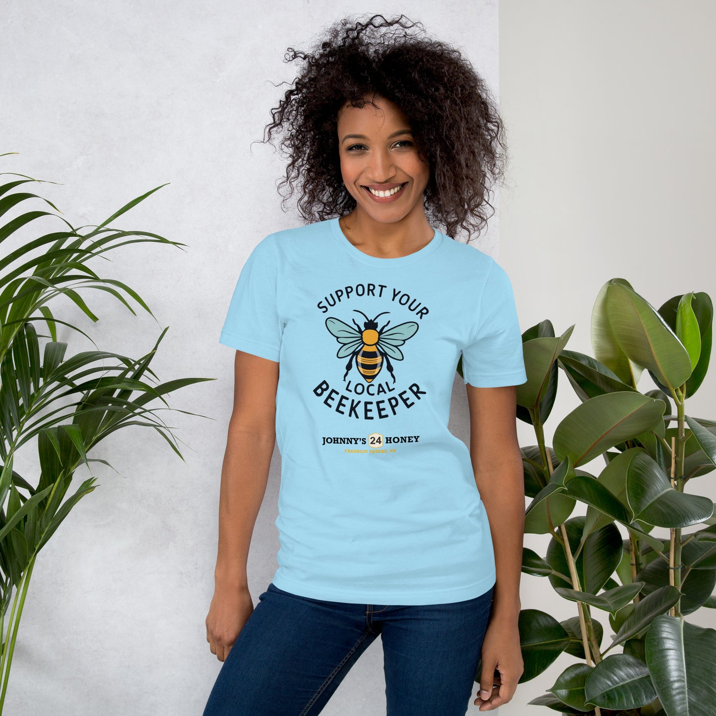 Unisex T-Shirt- Support Your Local Beekeeper