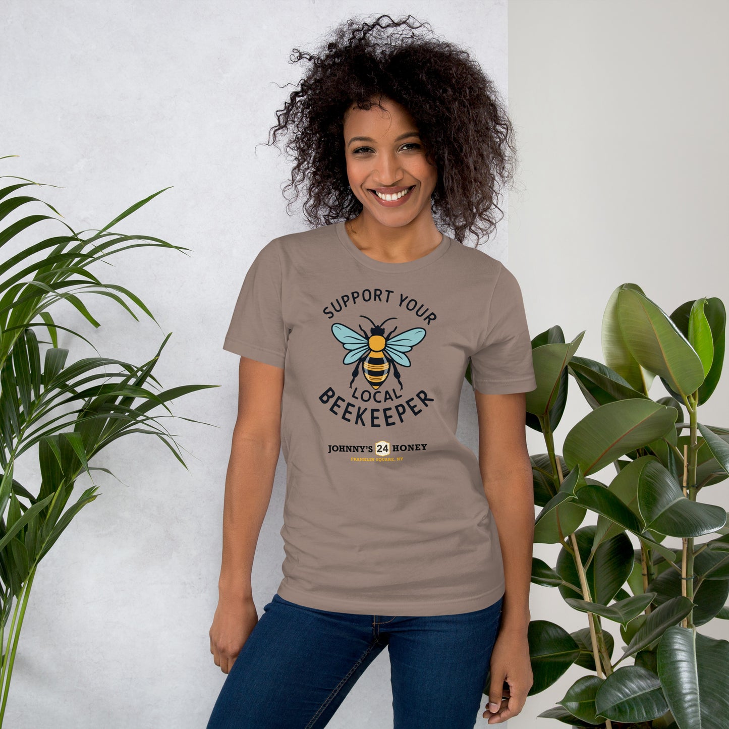 Unisex T-Shirt- Support Your Local Beekeeper