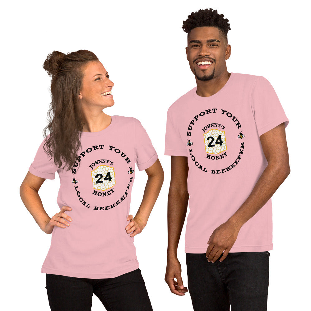 Unisex T-Shirt- Support Your Local Beekeeper