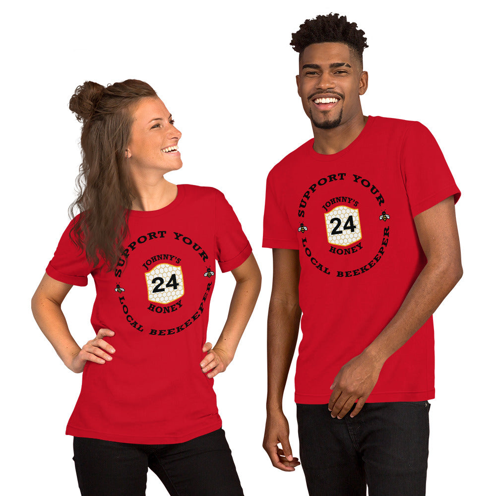 Unisex T-Shirt- Support Your Local Beekeeper