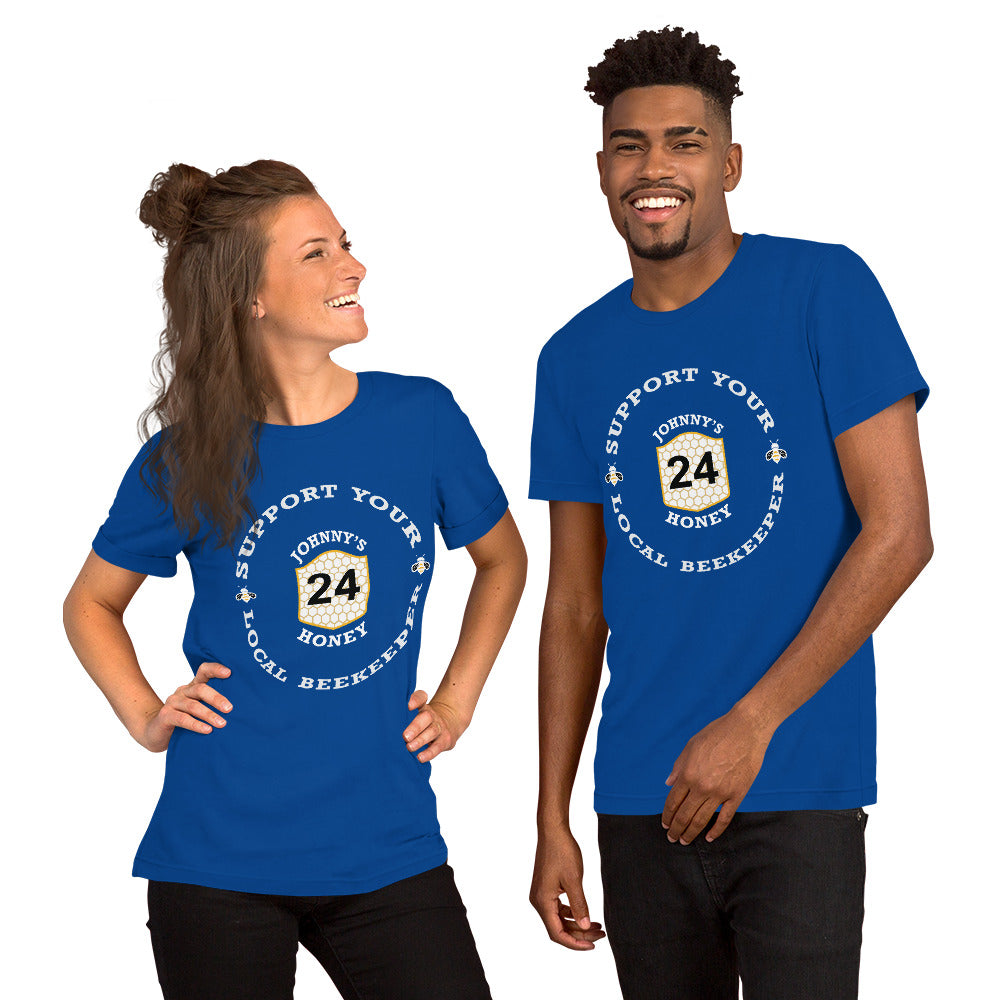 Unisex t-shirt- Support Your Local Beekeeper