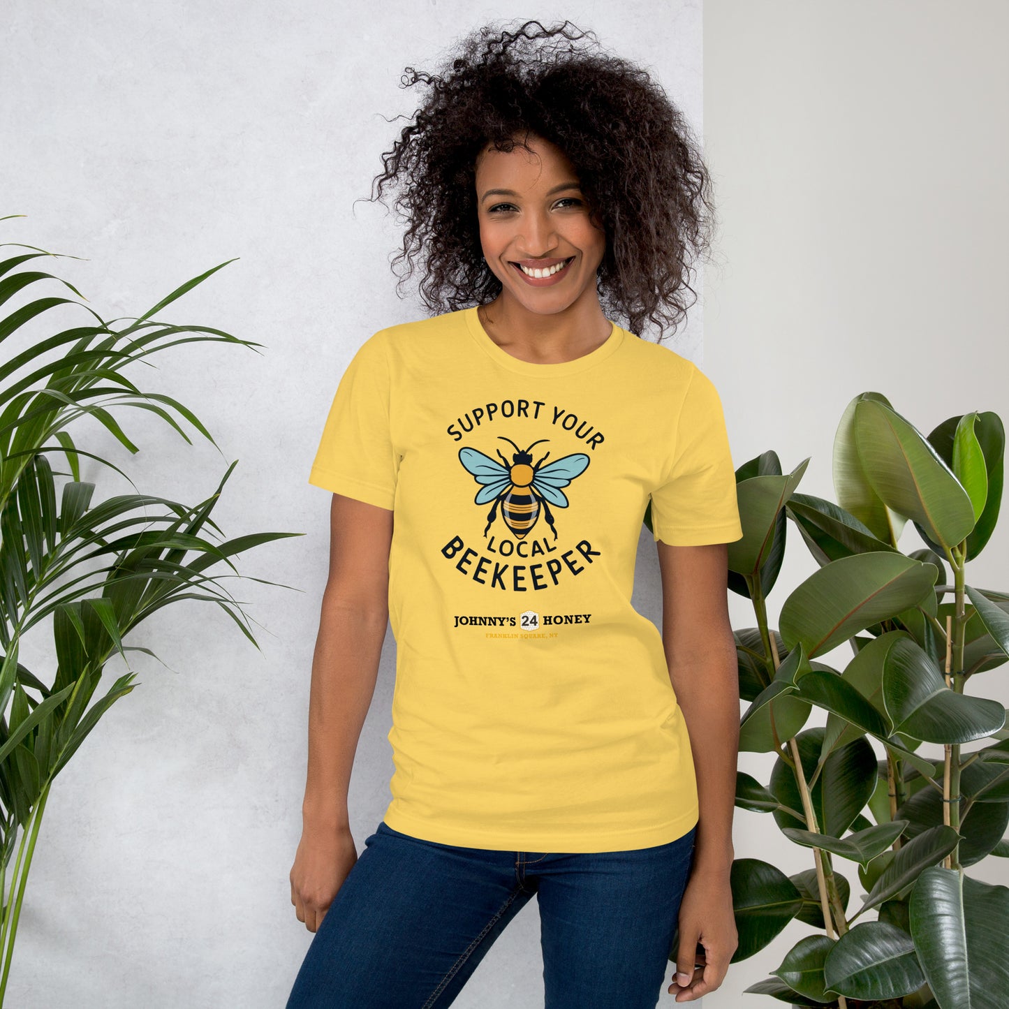 Unisex T-Shirt- Support Your Local Beekeeper
