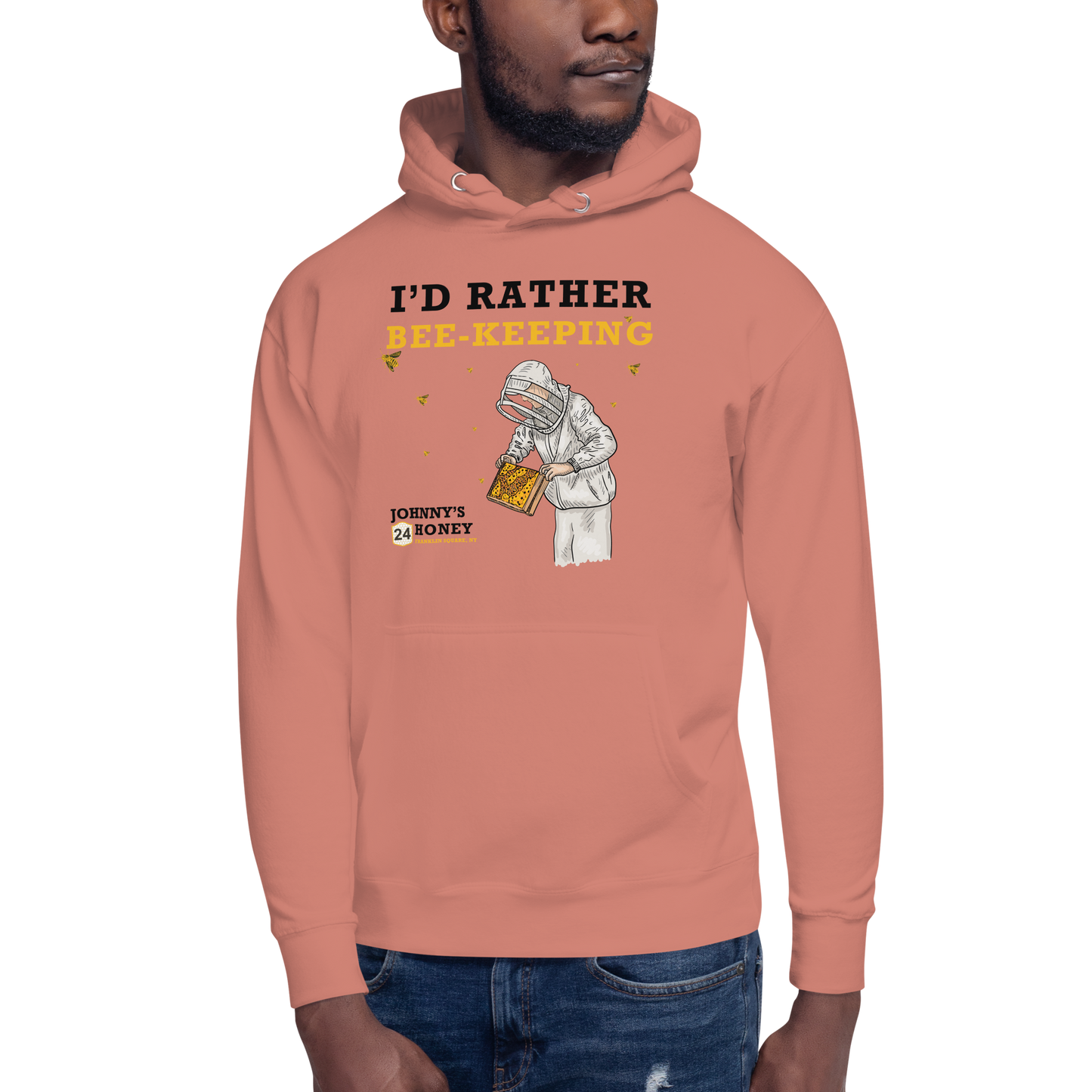 Unisex Hoodie- I'd Rather Bee-Keeping