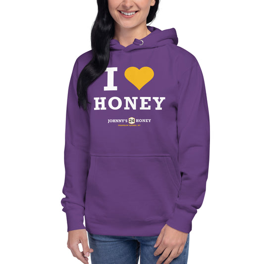 Unisex Hoodie- I Love Honey