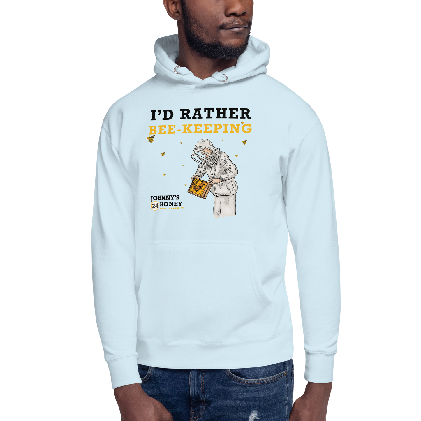 Unisex Hoodie- I'd Rather Bee-Keeping