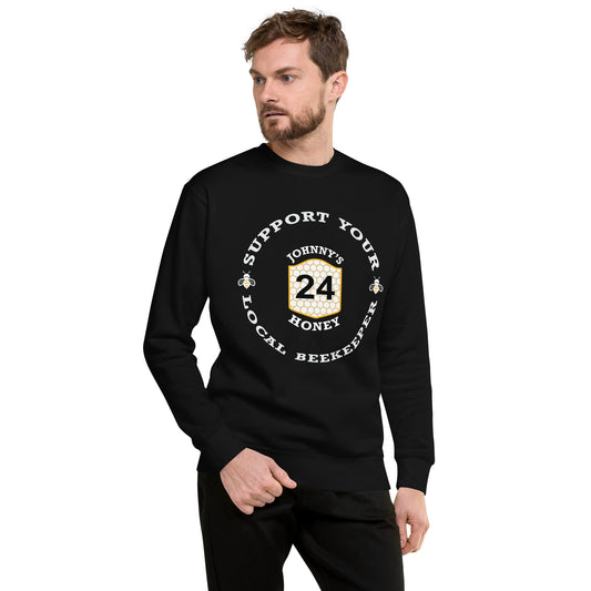Unisex Premium Sweatshirt- Support Your Local Beekeeper