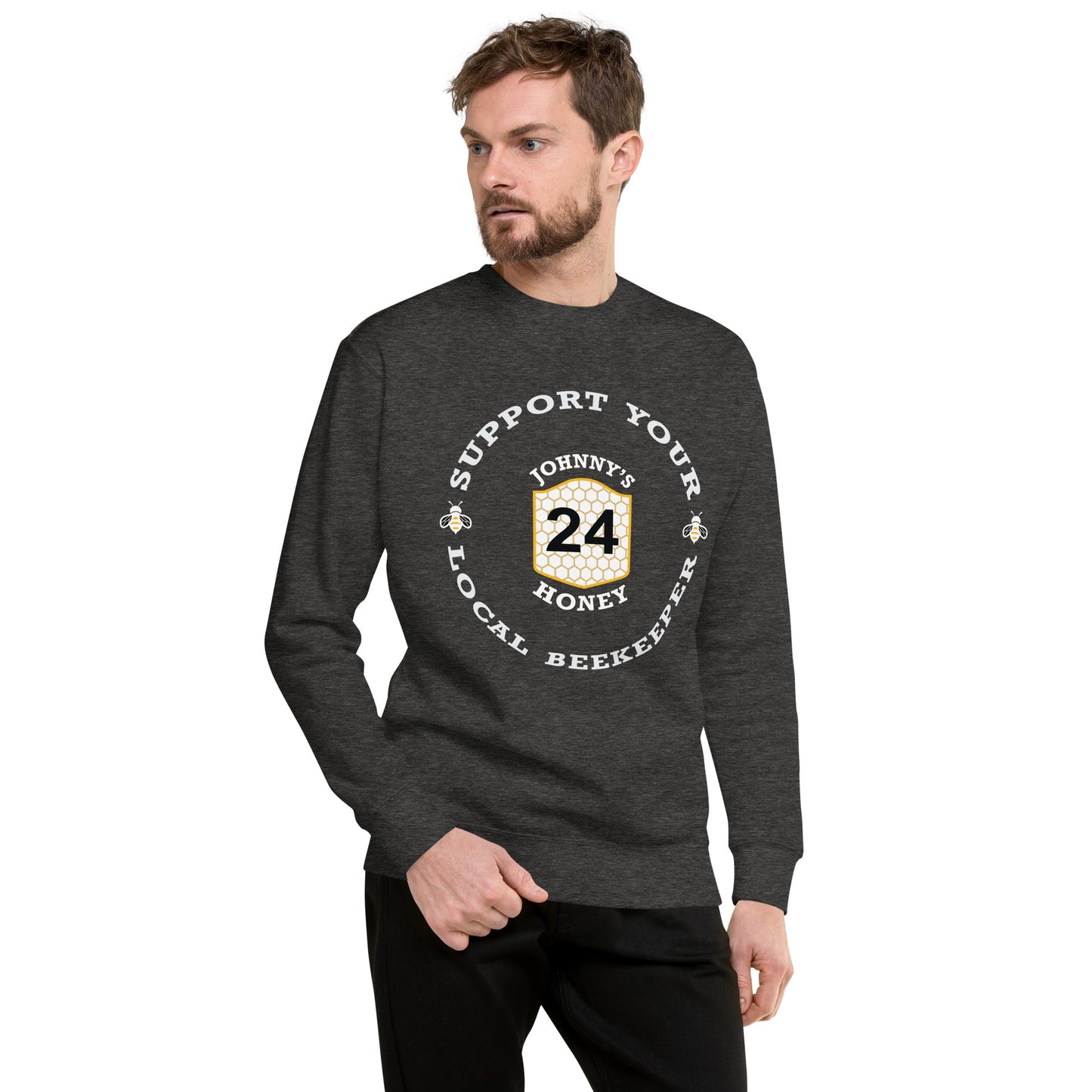 Unisex Premium Sweatshirt- Support Your Local Beekeeper