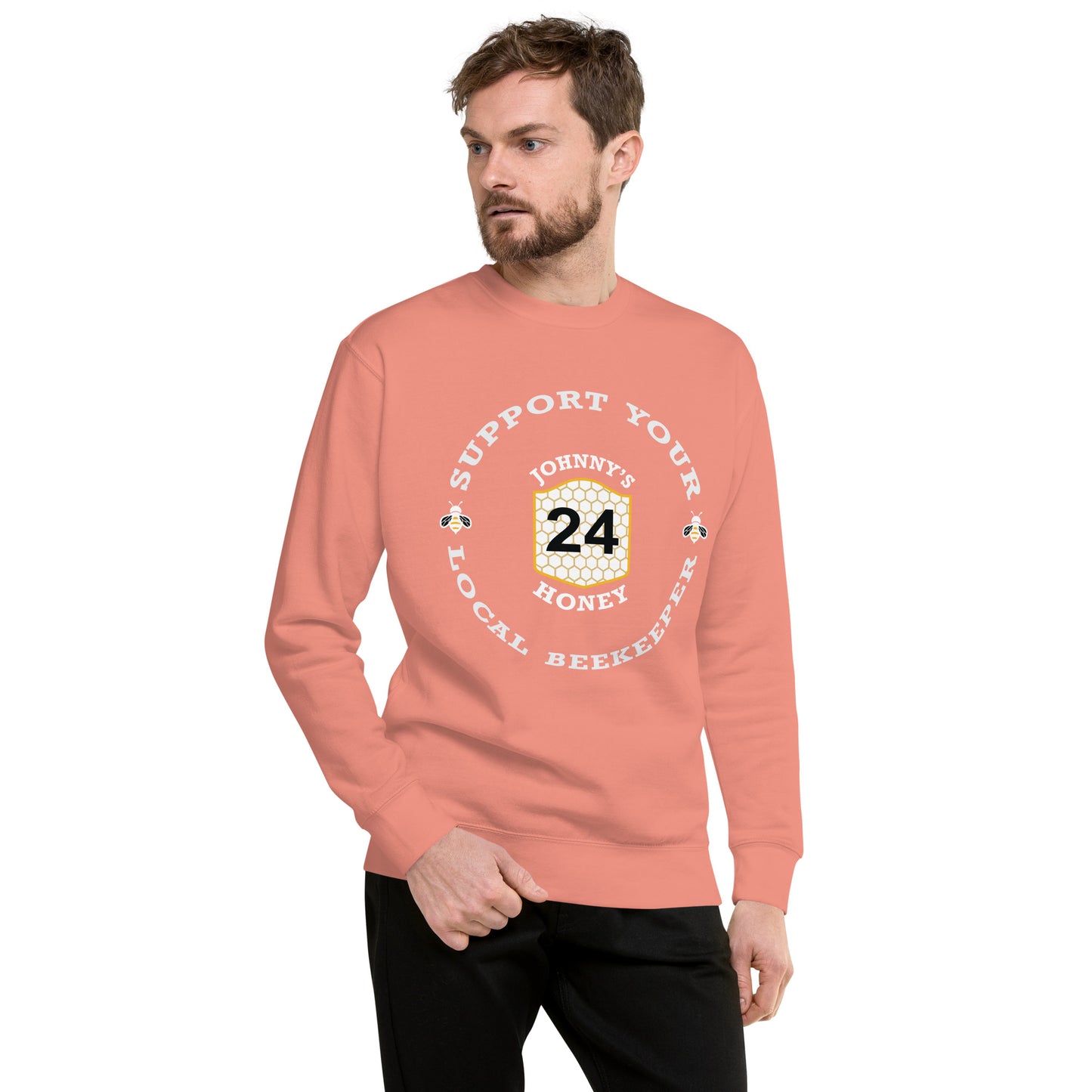 Unisex Premium Sweatshirt- Support Your Local Beekeeper