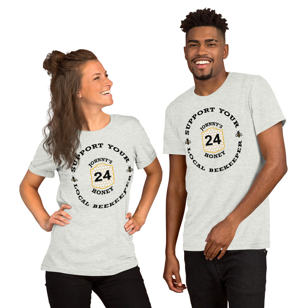 Unisex T-Shirt- Support Your Local Beekeeper
