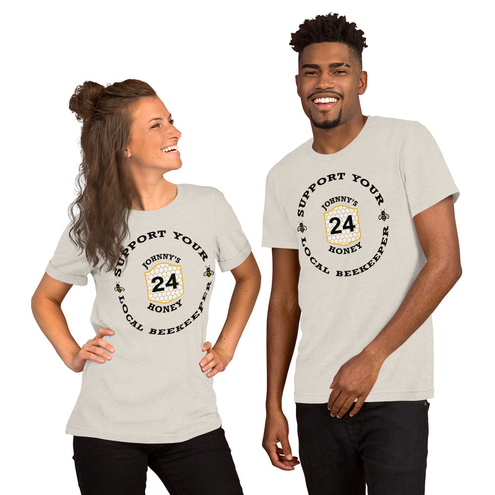 Unisex T-Shirt- Support Your Local Beekeeper