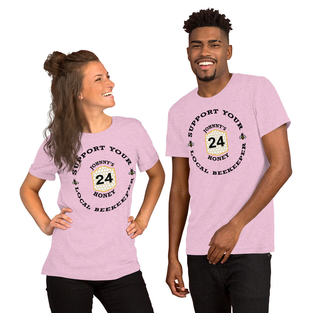 Unisex T-Shirt- Support Your Local Beekeeper