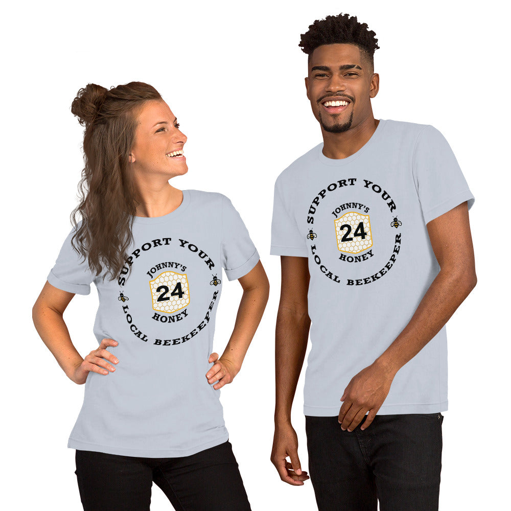 Unisex T-Shirt- Support Your Local Beekeeper