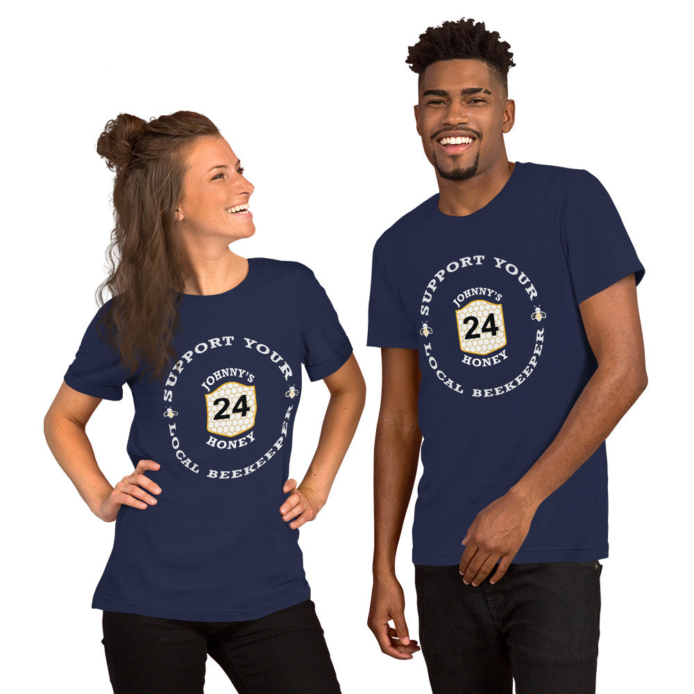 Unisex t-shirt- Support Your Local Beekeeper