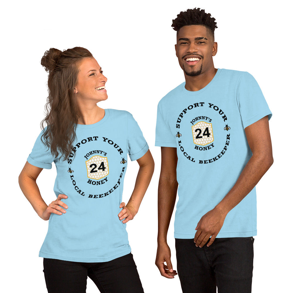 Unisex T-Shirt- Support Your Local Beekeeper