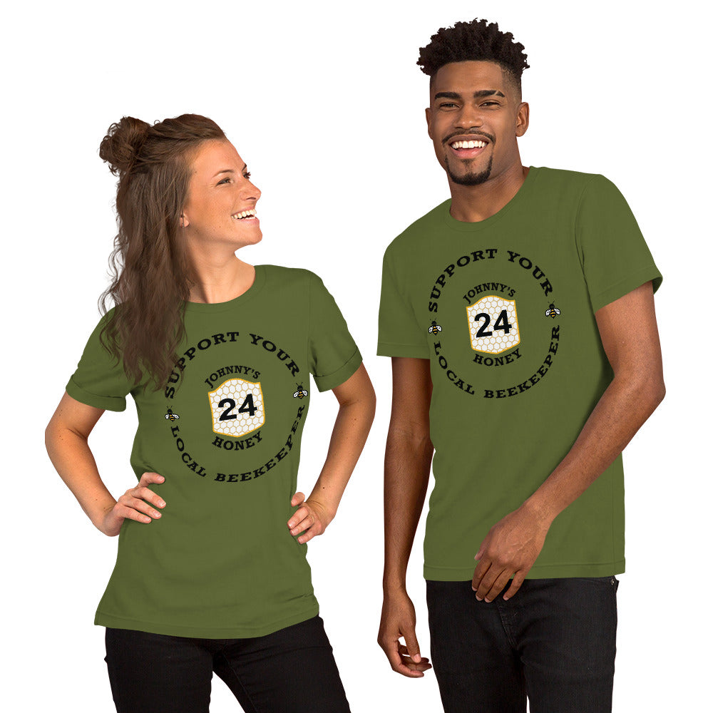 Unisex T-Shirt- Support Your Local Beekeeper