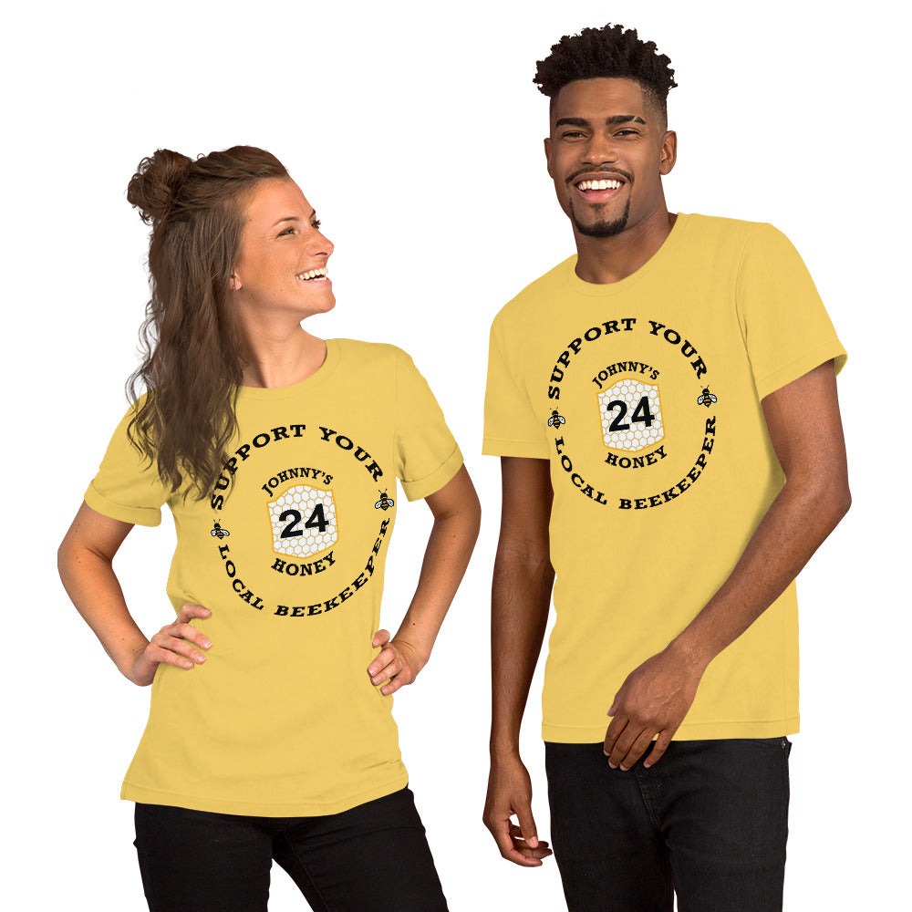 Unisex T-Shirt- Support Your Local Beekeeper